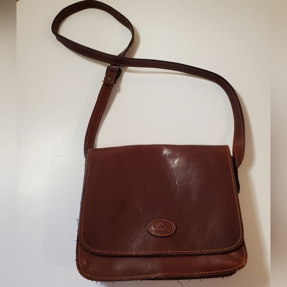 the point Handbags - Vintage The Point Brown Leather Shoulder Bag